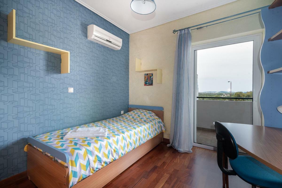 MarkópoulonPenthouse 5 Min From Airport And Seaアパートメント エクステリア 写真
