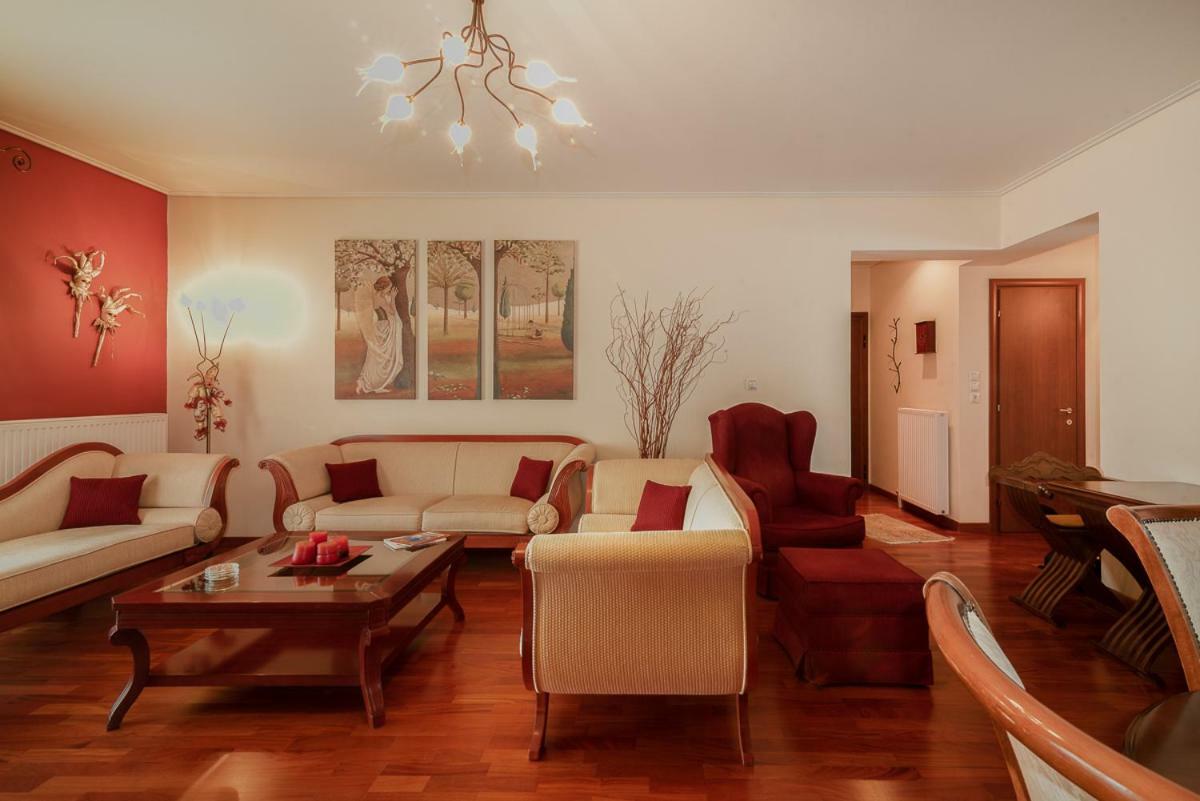 MarkópoulonPenthouse 5 Min From Airport And Seaアパートメント エクステリア 写真