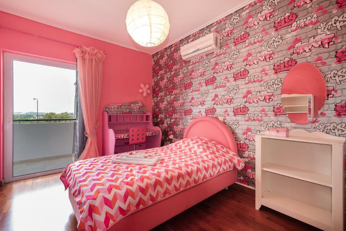 MarkópoulonPenthouse 5 Min From Airport And Seaアパートメント エクステリア 写真