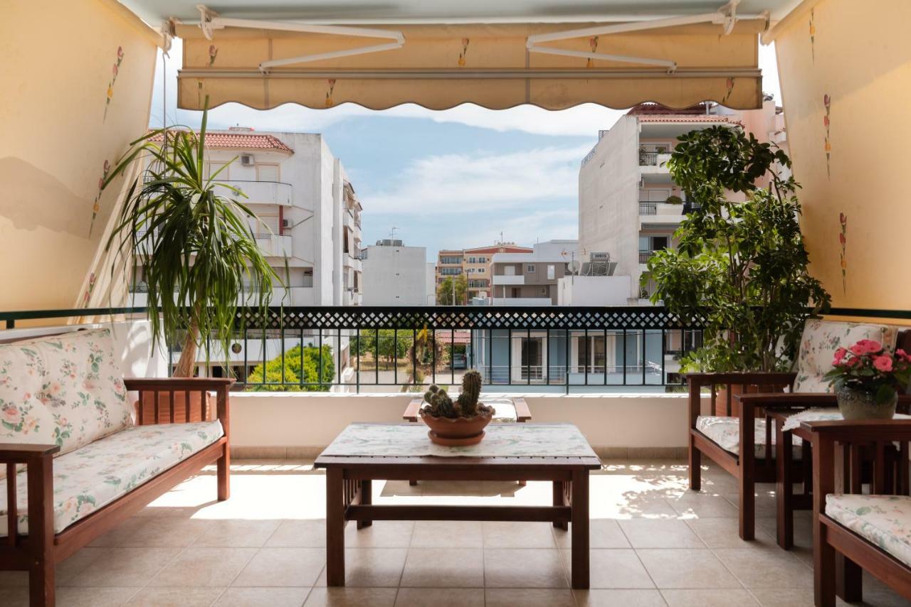 MarkópoulonPenthouse 5 Min From Airport And Seaアパートメント エクステリア 写真