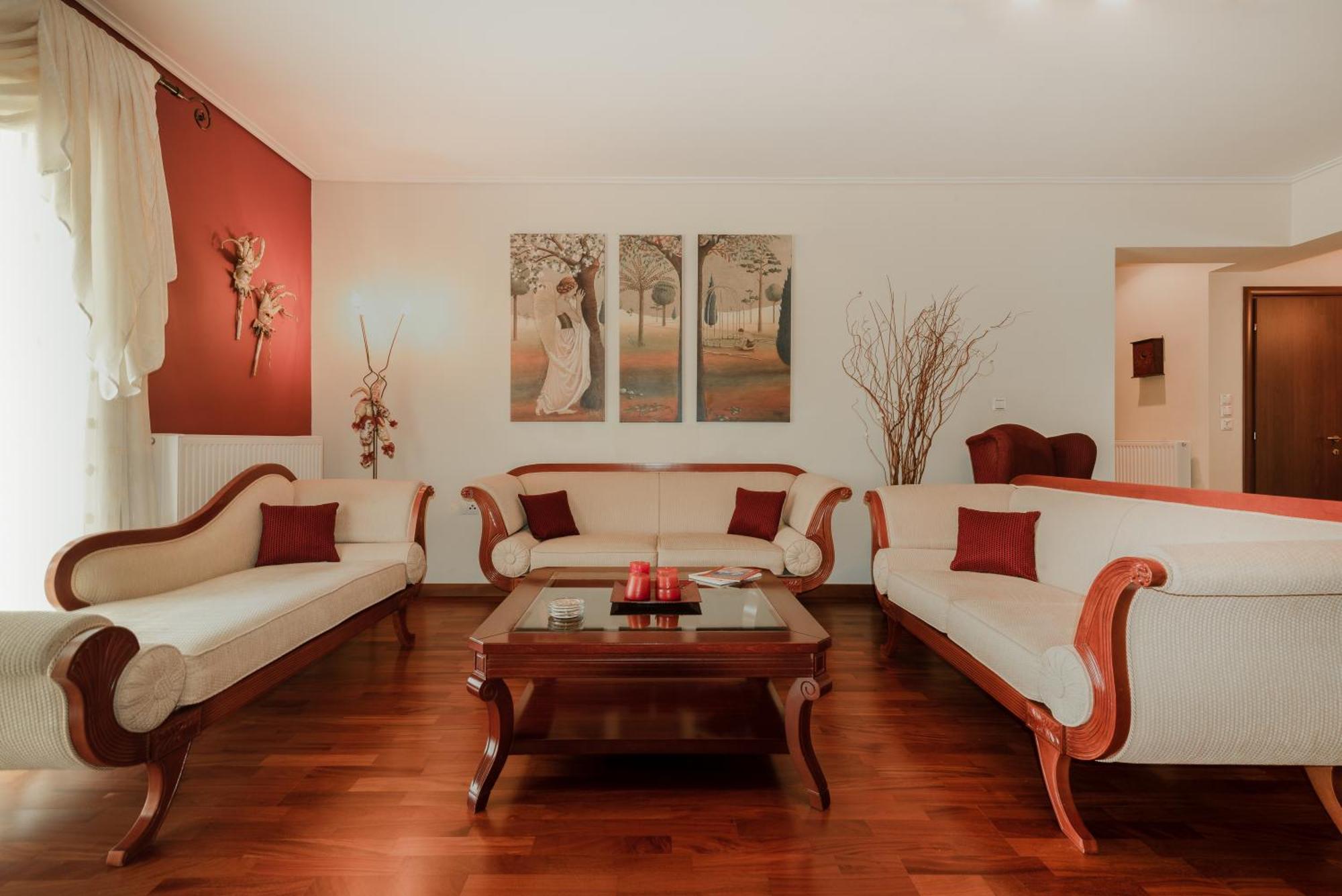 MarkópoulonPenthouse 5 Min From Airport And Seaアパートメント エクステリア 写真